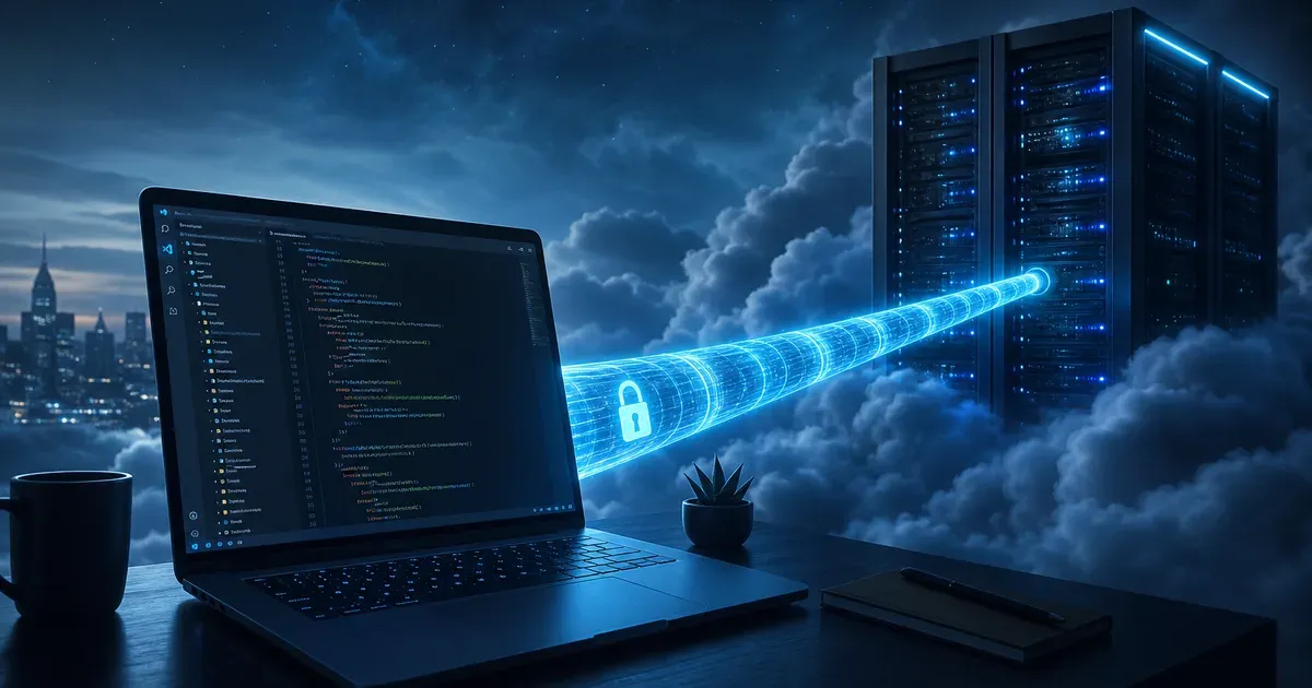 VS Code SSH Remote: разработка прямо на VPS — обложка, Разработка