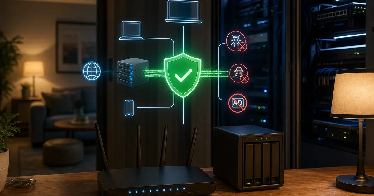 AdGuard Home на VPS: DNS-фильтрация и блокировка рекламы в сети AdGuard Home на VPS: DNS-фильтрация и блокировка рекламы в сети — обложка, DevOps